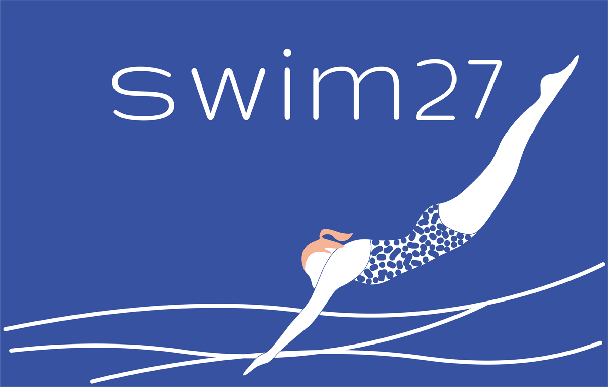 swim27 Logo blau